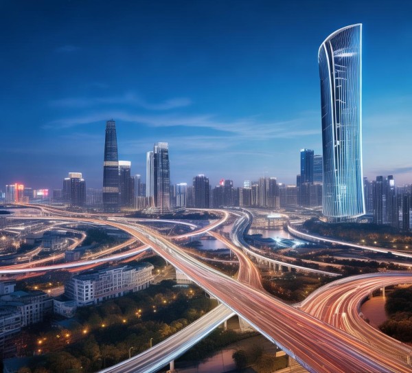 重庆商贸高速服务区，connectivity与未来的见证